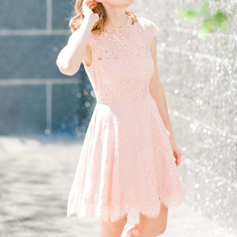 BB Dakota Lace Cocktail Dress